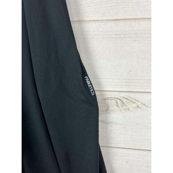 Fabletics Jumpsuit Womens XS Black Wide Leg Sleeveless Strappy Back Pockets - Picture 3 of 8